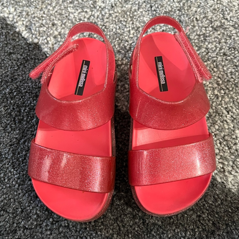 Mini Melissa Toddler Girl Sandals size 9